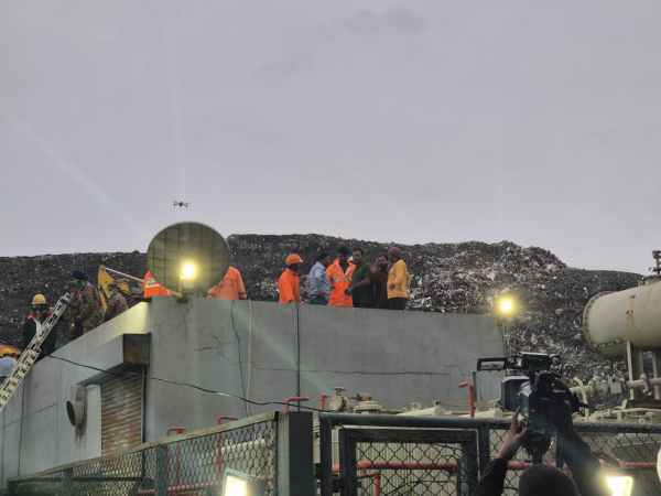 The Moshi garbage depot in Pune. (Express Photo)