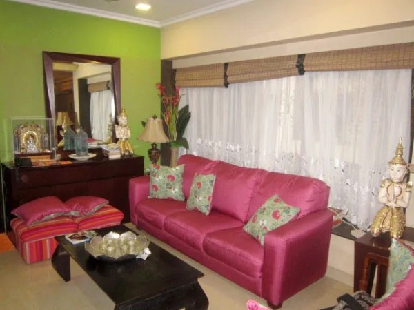 The living room of Anuradha Paudwal. 