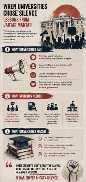 Universities have a legitimate responsibility to tell students when demonstrations carry physical or legal risks.
