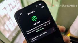 WhatsApp Username Feature as seen on a smartphone.