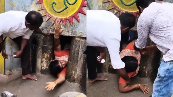 Woman gets stuck inside Tamil Nadu's Moksha Margam