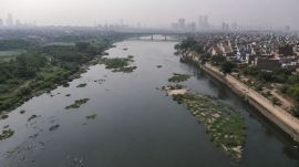 yamuna, Yamuna cleaning, Yamuna clean-up, Yamuna river, Delhi Jal Board, Water Minister Parvesh Sahib Singh, Parvesh Sahib Singh, delhi news, India news, Indian express, current affairs