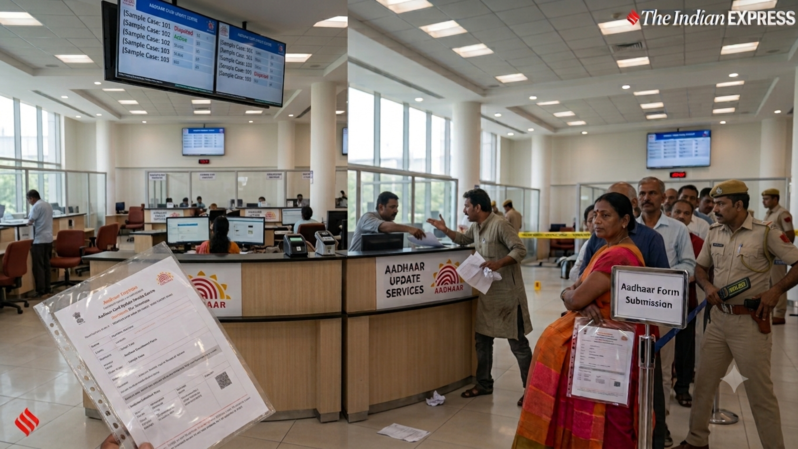 Farmer went to a Delhi bank to update his Aadhaar. A gunshot killed him