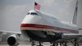 Air Force One carrying President Donald Trump arrives for the NATO summit in Ankara, Turkey, July 7, 2026. (AP)