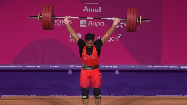 Ajaya Babu took India's weightlifting medal tally at CWG 2026 to six. (Sony LIV screenshot)