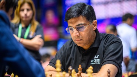 Just five days ago, Anand was explaining why he was voluntarily stepping back from active administration. (Pic Credit: FIDE/Michal Walusza)