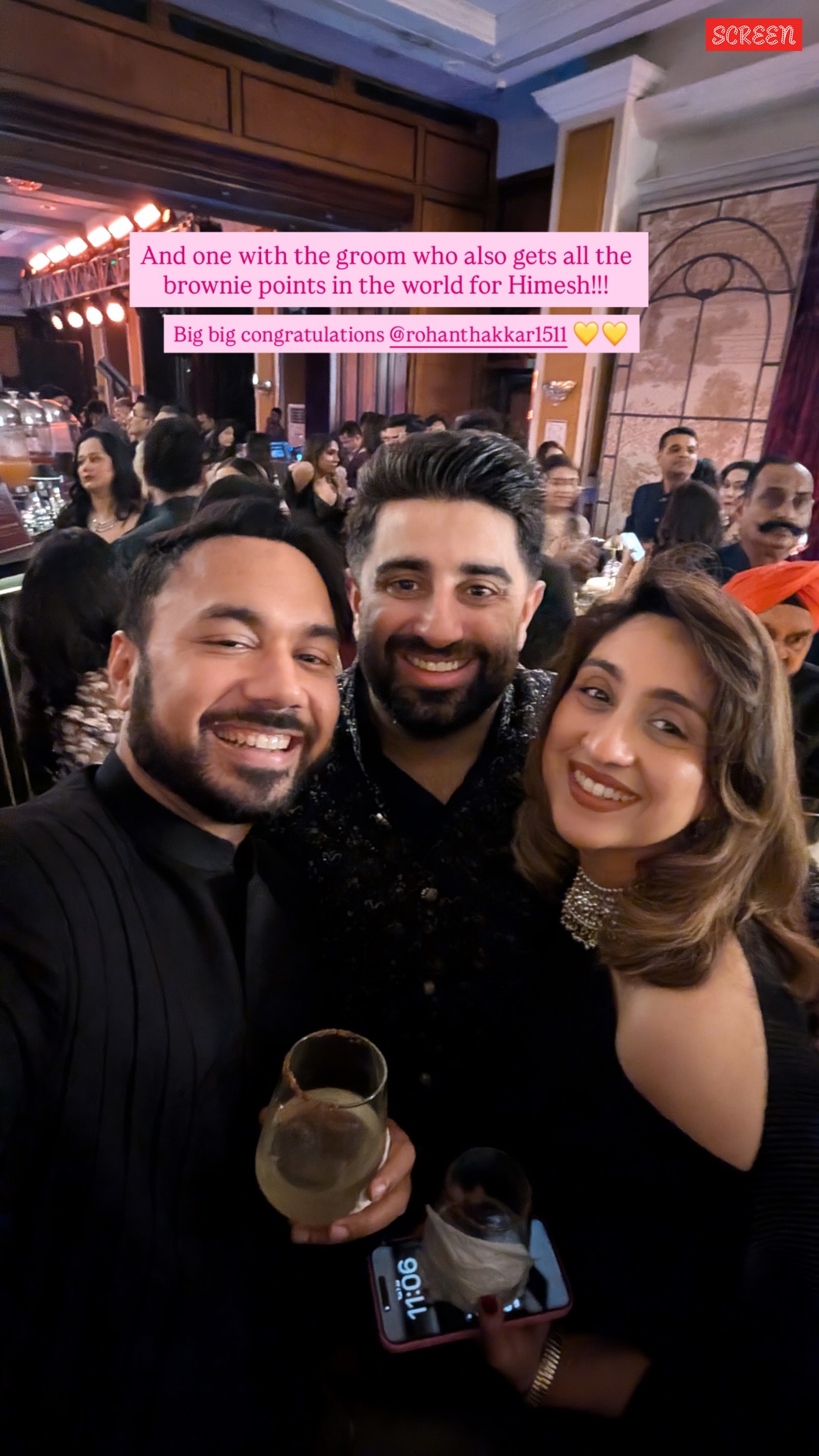 Inside Anshula Kapoor and Rohan Thakkar's wedding reception in Mumbai.