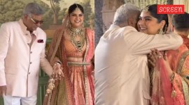 Anshula Kapoor shares 'quiet' moments with Boney Kapoor from her wedding