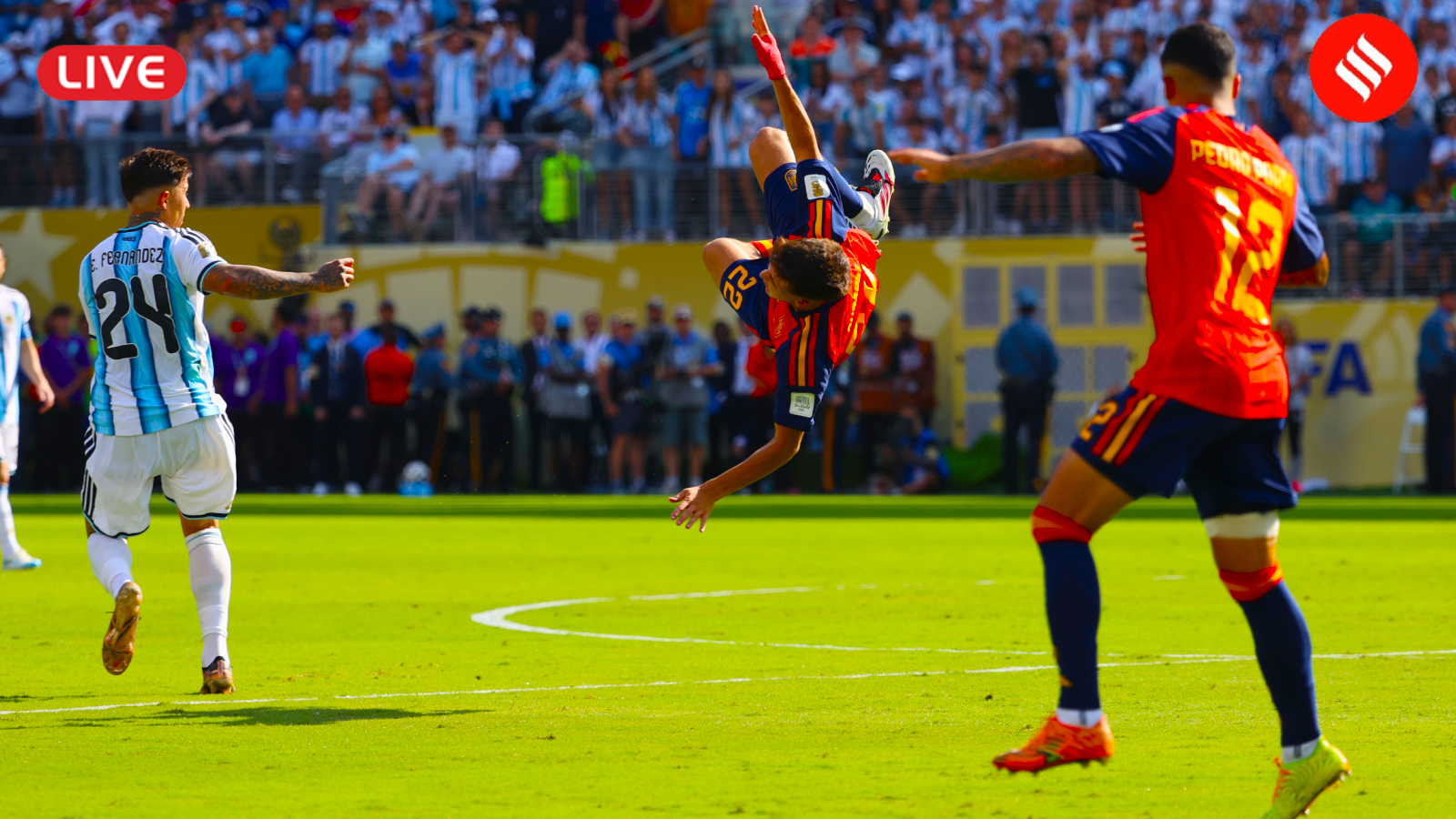 Argentina vs Spain Live Score, FIFA World Cup 2026 Final: ESP goal disallowed in 96th min; ARG down to 10 men