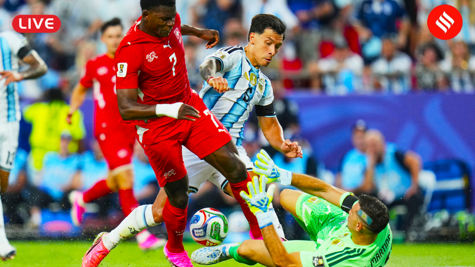 Argentina vs Switzerland Live, FIFA World Cup 2026: Dan Ndoye scores; ARG 1-1 SUI