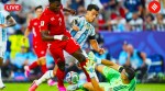 FIFA World Cup 2026, Argentina vs Switzerland Live Score Today: Switzerland's Breel Embolo, left, Argentina's Lisandro Martinez and the goalkeeper Emiliano Martinez battle for the ball during the FIFA World Cup quarterfinal. (AP Photo)