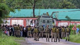 A suspected IED Blast is reported near, Sukhovi on Assam Rifles vehicles.