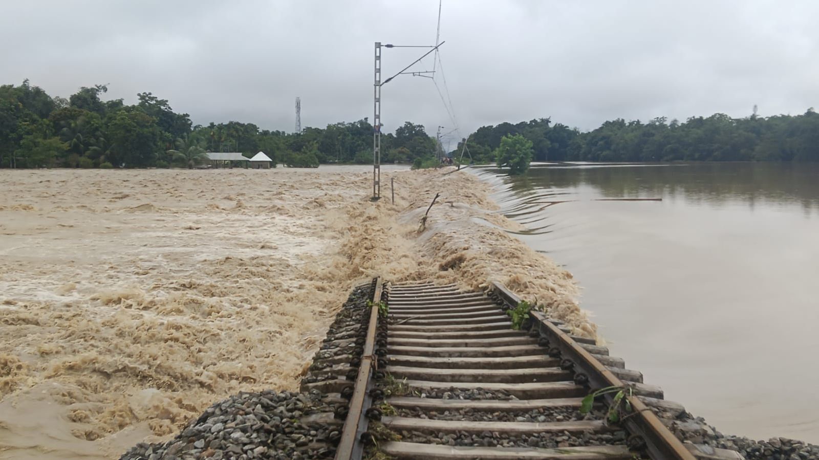 Indian Railways suspends train services in Simaluguri as Assam floods disrupt operations (Image: NFR)