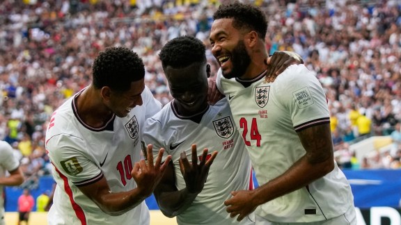 Bukayo Saka is 4th England player to have scored a World Cup hat-trick. (AP Photo)