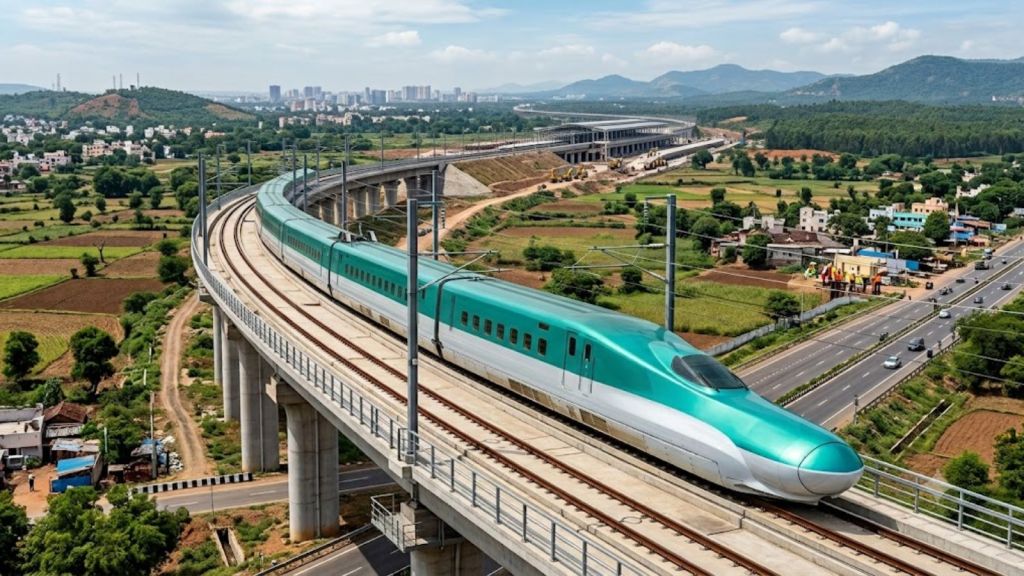 India's bullet train network will use one standard design across 4,000 km (Image generated using AI)