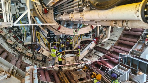 Mumbai-Ahmedabad bullet train project has reached another milestone as the second tunnel boring machine begins excavating India's first undersea rail tunnel. (Image: NHSRCL)