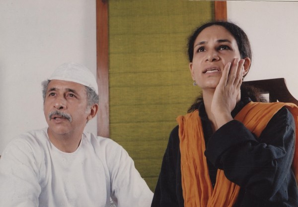 फिल्म RVISMAT में नसीरुद्दीन शाह और हीबा शाह। एक्सप्रेस पुरालेख फोटो 