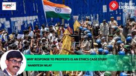 upsc ethics case study cjp protest police response