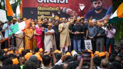 Uddhav Thackeray’s war cry at CJP Shivaji Park protest: ‘To ashes’