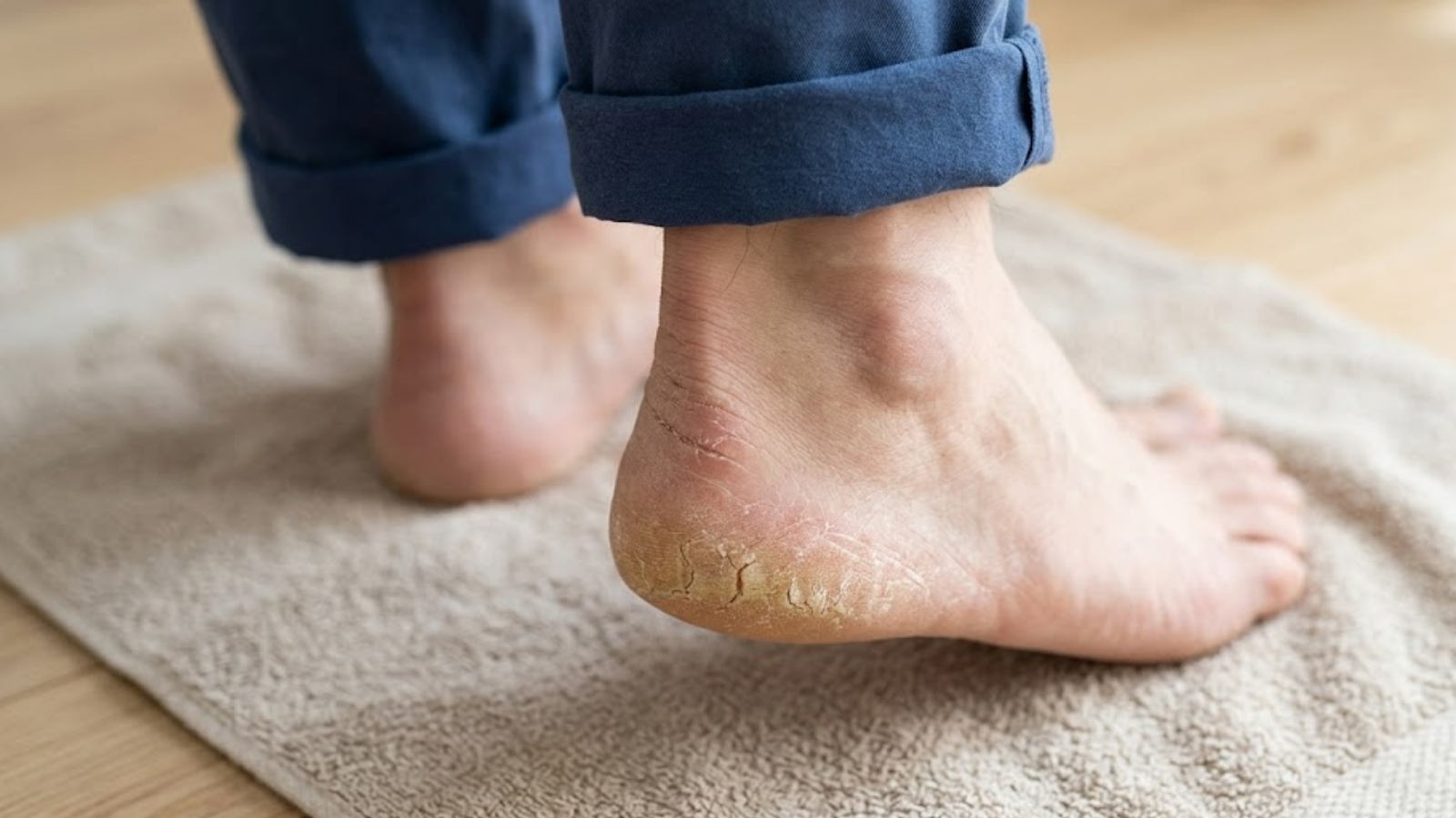 Why cracked heels are usually not a sign of zinc deficiency