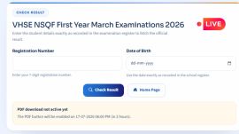 DHSE Kerala Plus One Result 2026 Live Updates: VHSE results link active at results.kite.kerala.gov.in