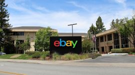eBay’s headquarters in San Jose, California. The company and three former executives have agreed to pay $55.7 million to settle a lawsuit over a stalking campaign targeting a Massachusetts couple. (Photo: Wikimedia Commons)