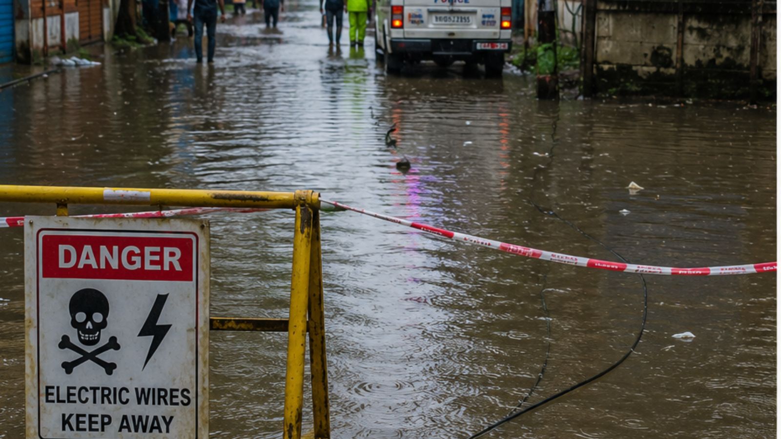 Thane Woman Dies in Electrocution After Heavy Rainfall Floods Streets