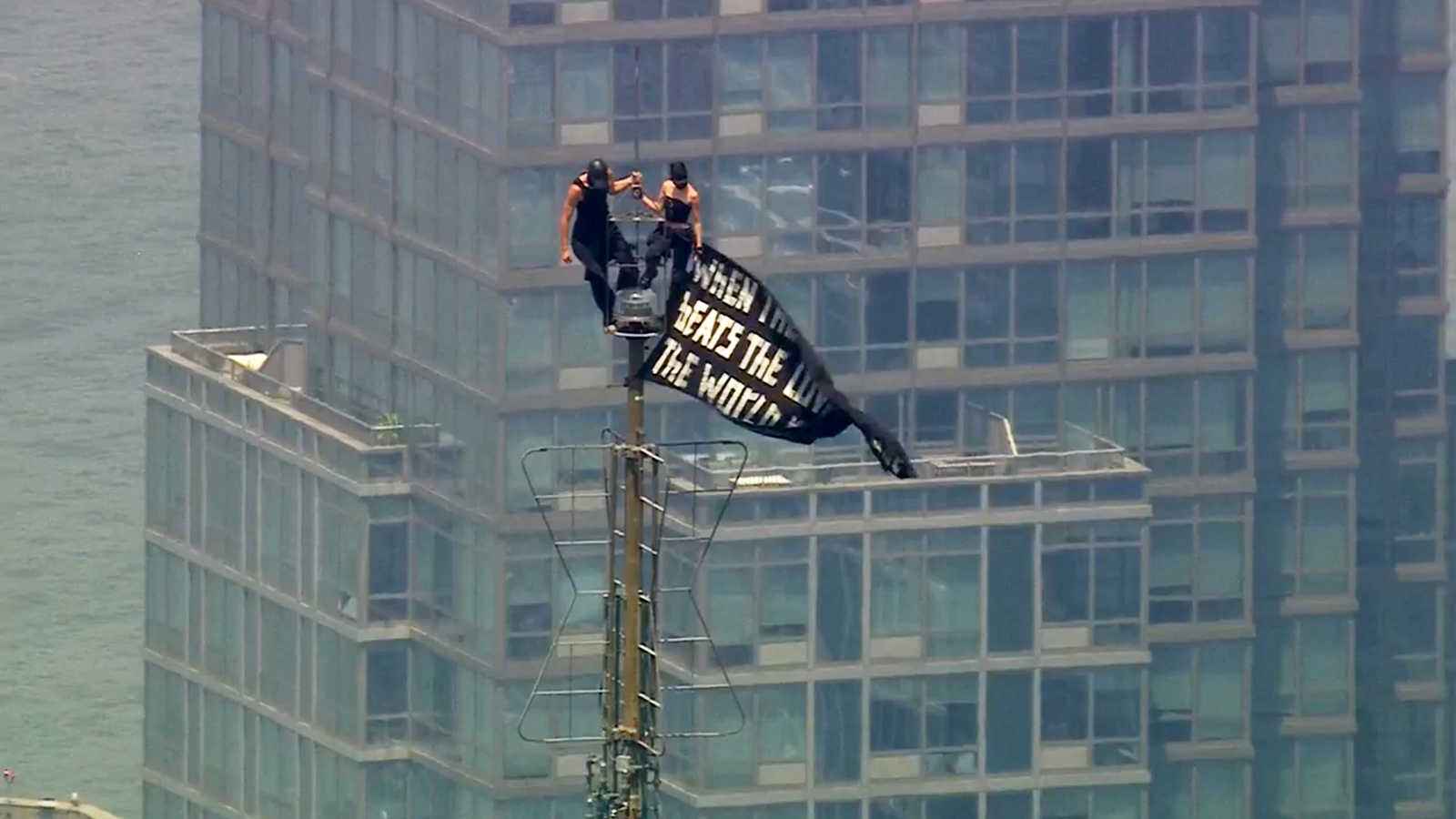 Empire State Building stunt: Couple identified as Netflix ‘Skywalkers’ stars