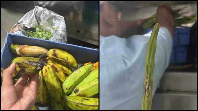 Poornima Restaurant raid stale banana drumstick