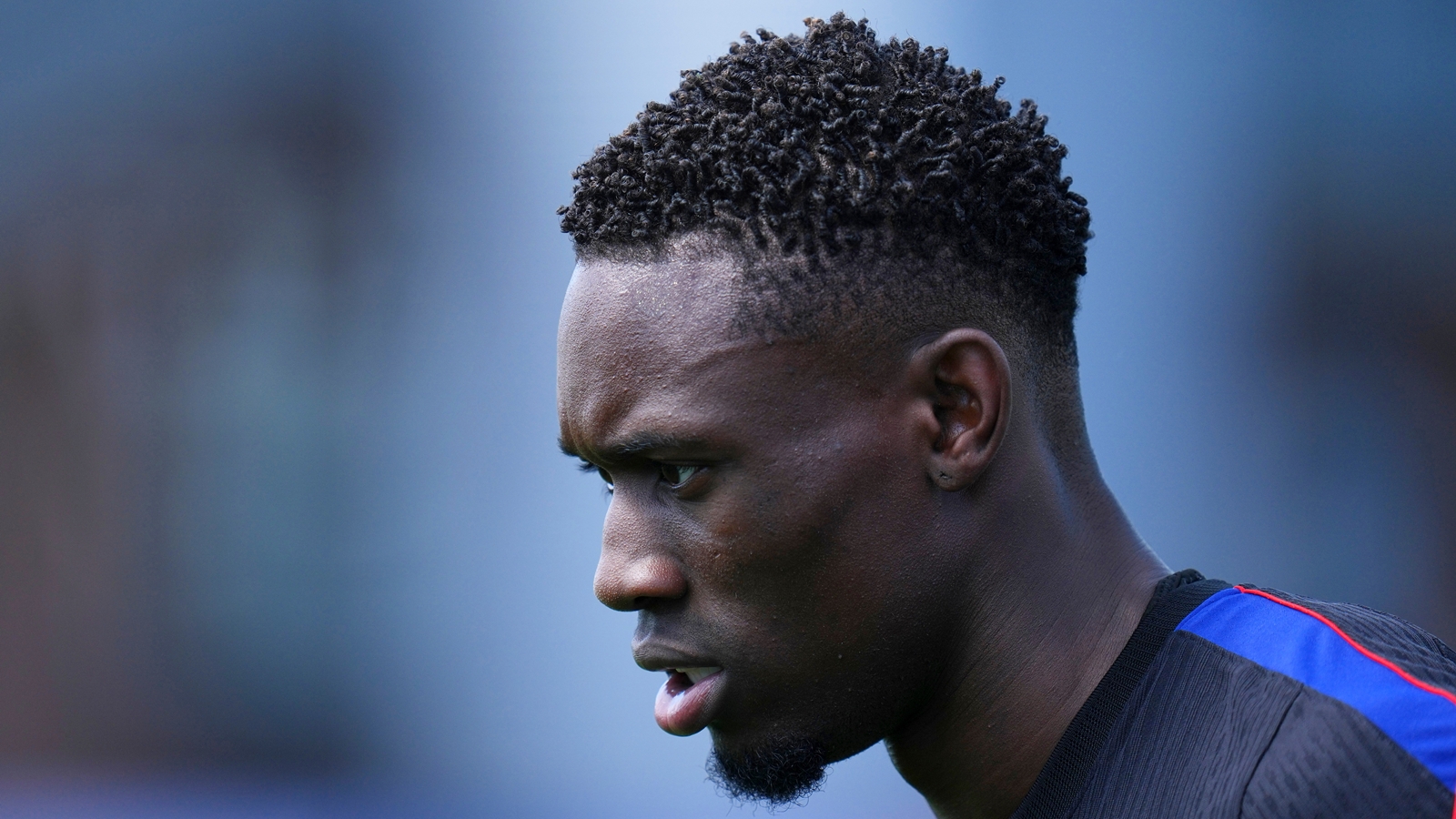 United States' Folarin Balogun at a training session ahead of their World Cup round of 16 match against Belgium. (AP Photo)
