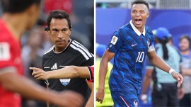 An all-Argentine official crew led by referee Facundo Tello will oversee France's World Cup 2026 quarter-final against Morocco. (AP Photo)
