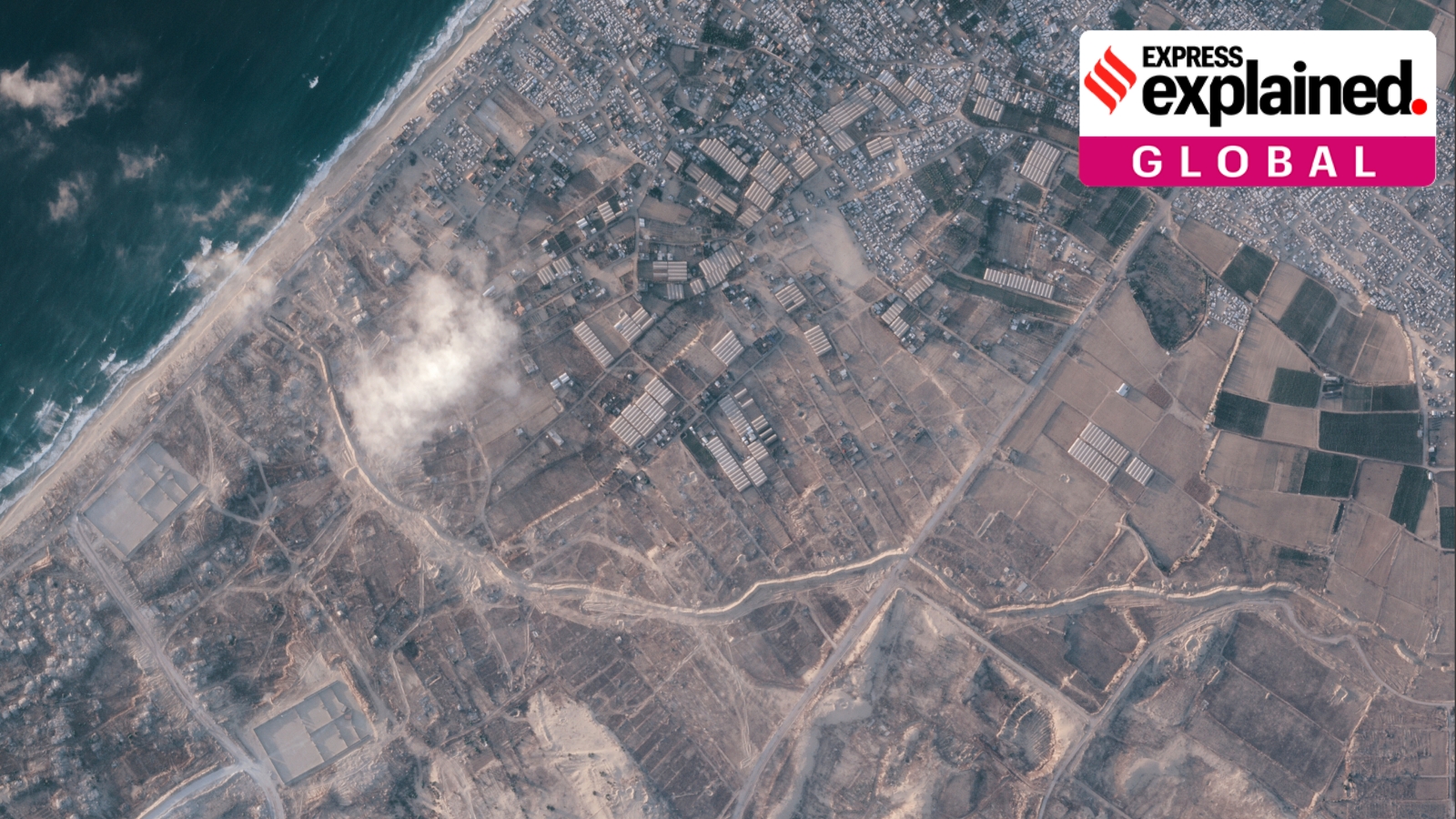 Explained: How Israel’s new earthen barriers are redrawing Gaza
