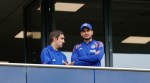 Gautam Gambhir Head Coach of India and Shubman Gill (C) of India during a training session at the Edgbaston, Birmingham, England on July 13, 2026. Photo: Deepak Malik / CREIMAS for BCCI