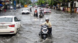 Rain in Guwahati, waterlogging