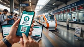 89% of Indian Railways tickets booked online as counter sales drop to 11% (Image generated using AI)