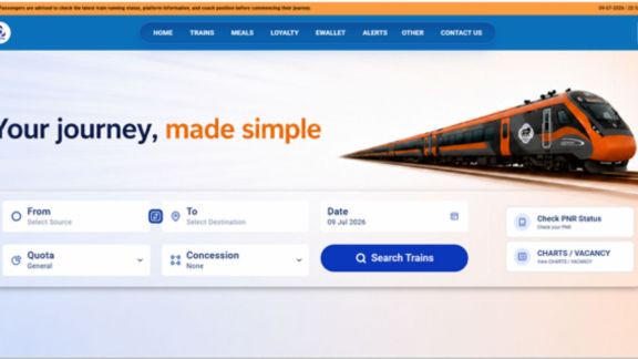 IRCTC's new beta website is set to go live at 9 PM today (Image: Ministry of Railways)