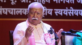 Mohan Bhagwat, RSS chief mohan bhagwat, Mohan Bhagwat on school textbooks, RSS chief mohan bhagwat on school textbooks, CJP Jantar Mantar protest, Jantar Mantar protest, Delhi protest, Sansad Chalo march, jantar mantar protest, Cockroach Janta Party, CJP protest Delhi, NEET paper leak, unemployment in India, Delhi street protests, Bhagat Singh jail diary, Jantar Mantar protest, Jodhpur IT professionals protest, Shahdara Delhi, youth protests India, media misinformation, Indian Express reporting, civil rights dissent India, Indian express news, current affairs