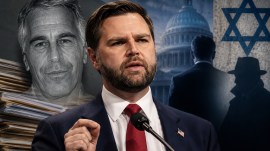 JD Vance said former Attorney General Pam Bondi contributed to the controversy by suggesting that an alleged Epstein client list was "sitting on my desk right now" before the Justice Department released binders of documents that were largely already public. (AI-generated image)