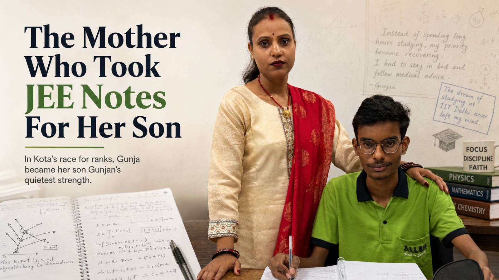 In Kota, a mother learnt physics and math to keep her son’s IIT dream alive