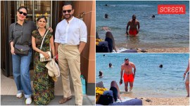 Kareena Kapoor Khan and Saif Ali Khan are enjoying some family time during their summer vacation.