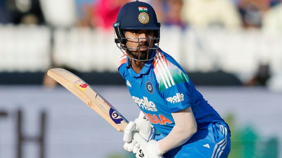 KL Rahul batted at No. 6 in the Lord's ODI against England. (AP Photo)