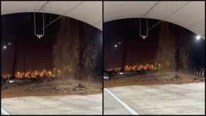 Landslide and structural damage on Missing Link of  Pune-Mumbai Expressway. (Photo: Videograb)