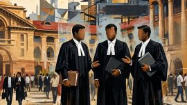 Allahabad HC orders crackdown as 4,157 Uttar Pradesh advocates face over 5,000 criminal cases. (File Photo/Generated using AI) lawyer