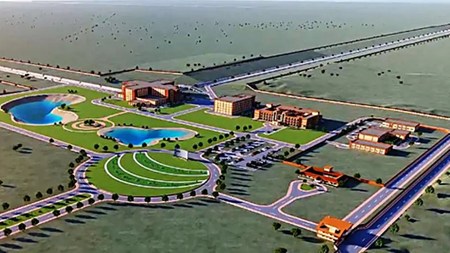 A rendering of the LIGO India site in the state of Maharashtra. (LIGO website)