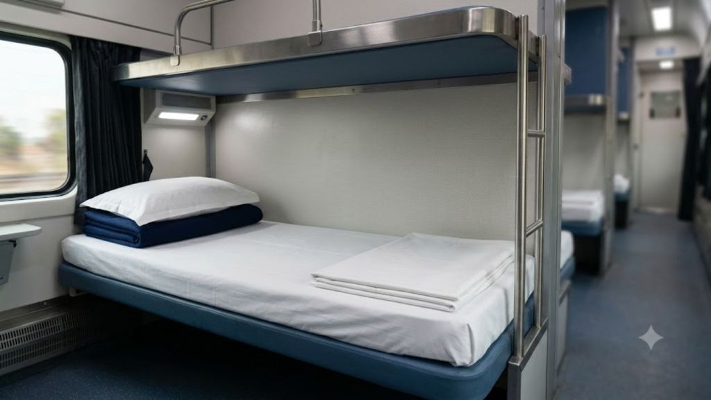 Indian Railways explains why AC coach passengers get two bed sheets (Image generated using AI)