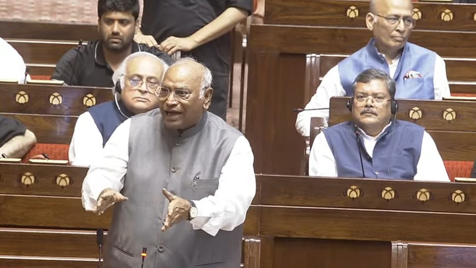 Parliament Monsoon Session 2026 Day 3 Highlights: ‘No discussion till Dharmendra Pradhan resigns’, says LoP Kharge in Rajya Sabha