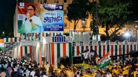 Mamata Banerjee-led Trinamool Congress July 21 Martyrs' Day rally in Kolkata last year. (Express)