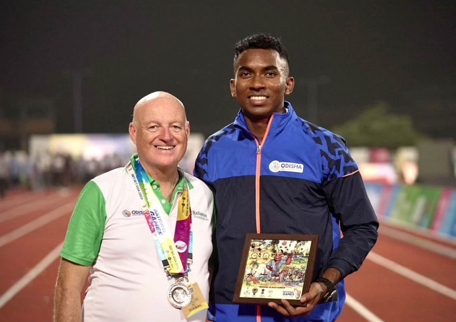 Martin Owens and Animesh Kujur. (RF Sports)
