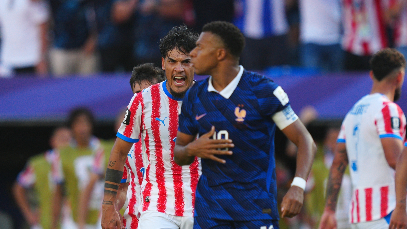 Leboeuf refused to believe Paraguay had no other option but to play cruel, cynical and curmudgeonly football. (AP Photo)
