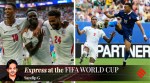 Kylian Mbappe's brace went in vain as Bukayo Saka's hat-trick powered England to a thrilling win over France. (AP Photo)